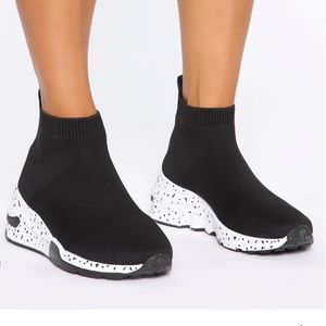Fashion Nova Slip on High Top Platform Sneakers in 8